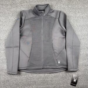 Spyder Venom Full Zip Jacket Womens Medium Gray Full Zip Outdoors S16522 NWT